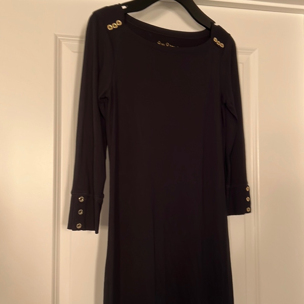 Lilly Pulitzer Sophie Dress Black UPF 50+